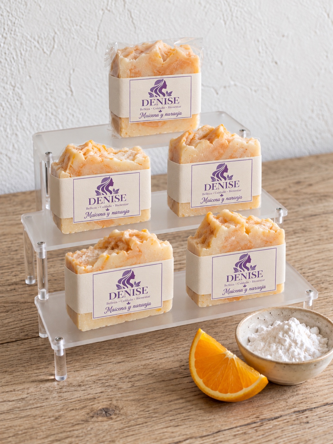 Maicena y naranja